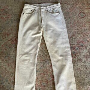 Levi's 501 bootcut jeans (white) size 30